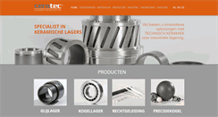 Desktop Screenshot of ceratec-ceramic-bearings.com